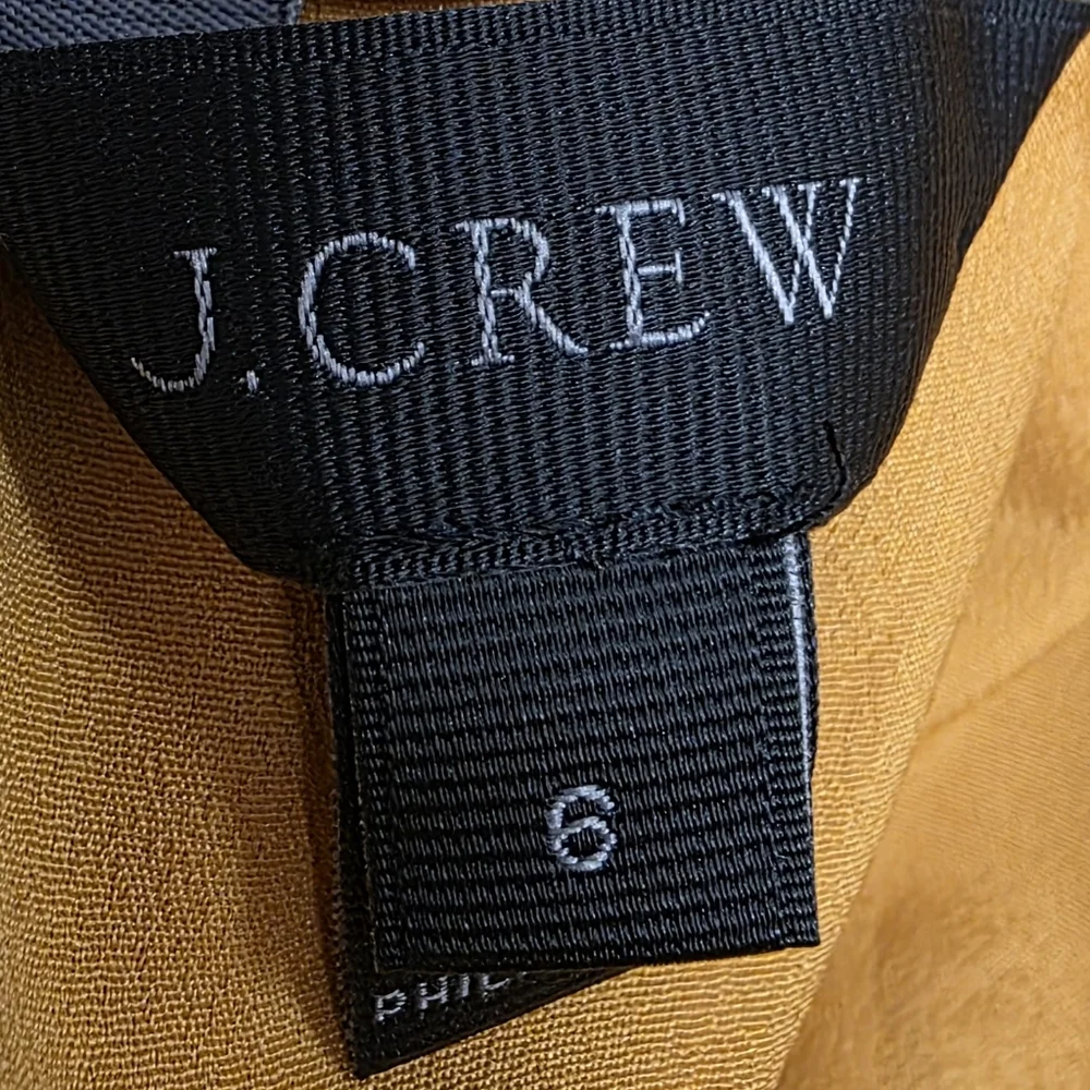J. CREW MUSTARD‎ YELLOW SKIRT SIZE 6